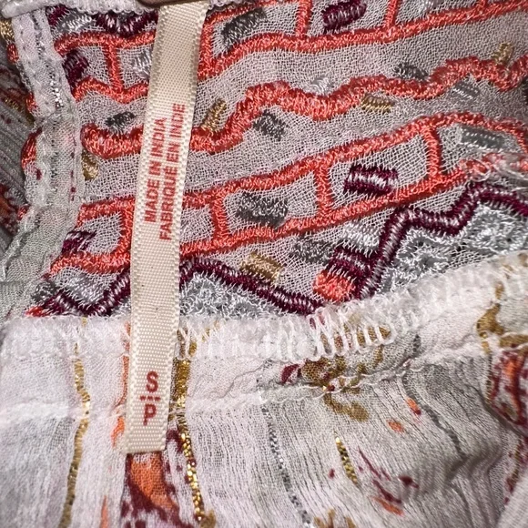 Free People Dance Magic Boho Tunic S - Picture 6 of 7